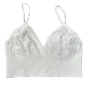 Alo Yoga Women's Seamless Delight Bralette White Size S